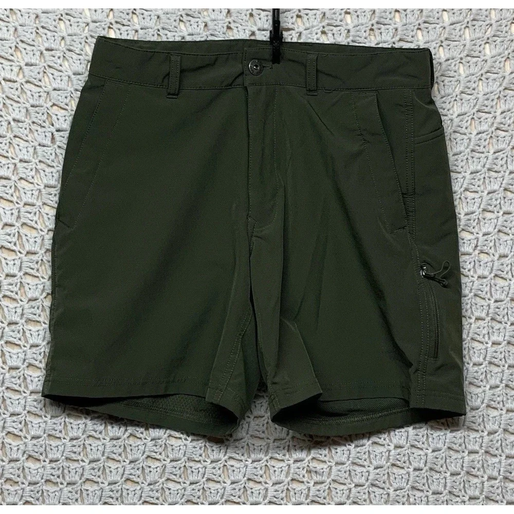 The North Face Shorts Mens Size 30 (30x7) Olive Green Performance Hiking Walking